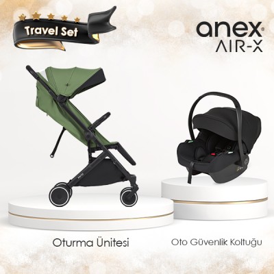 Anex® - Anex Air-X Kabin Boy Travel Sistem Bebek Arabası Seti - Avo