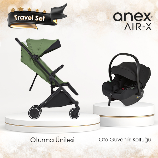 Anex Air-X Kabin Boy Travel Sistem Bebek Arabası Seti - Avo