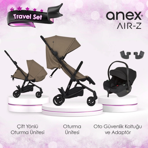 Anex Air-z Kabin Boy Travel Sistem Bebek Arabası Seti - Omega