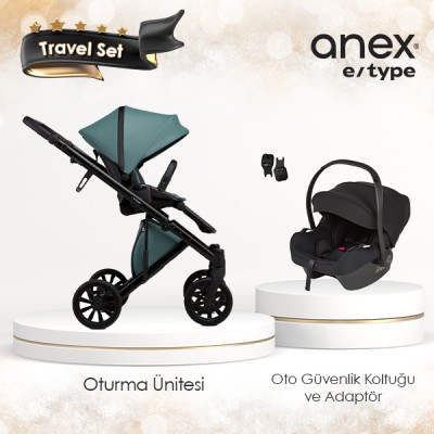 Anex® - Anex e/type Travel Sistem Bebek Arabası Seti - Aqua