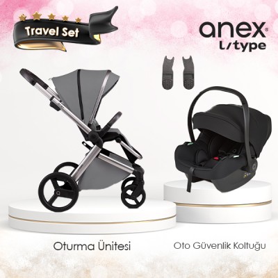 Anex® - Anex l/type Travel Sistem Bebek Arabası Seti - Stone