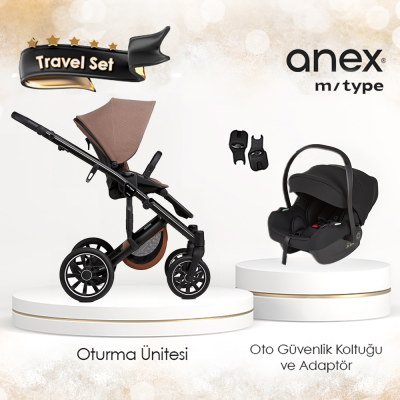 Anex® - Anex m/type Travel Sistem Bebek Arabası Seti - Desert Haze
