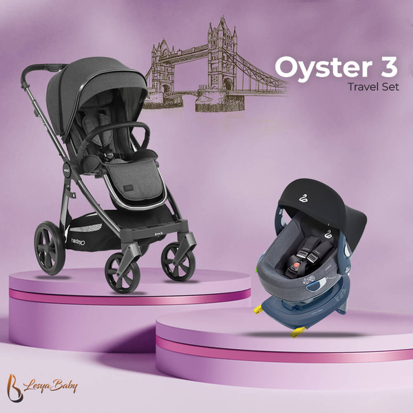 Oyster3 Travel Sistem Bebek Arabası Seti - Fossil