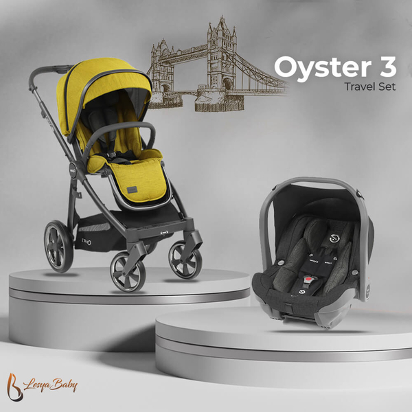 Oyster3 Travel Sistem Bebek Arabası Seti - Mustard