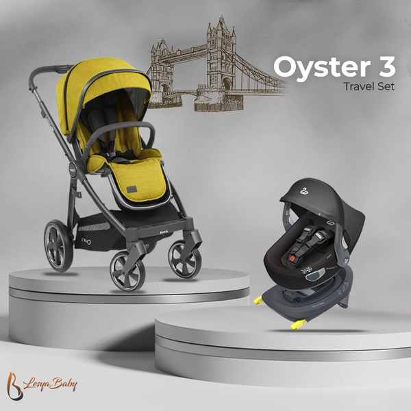 Oyster3 Travel Sistem Bebek Arabası Seti - Mustard